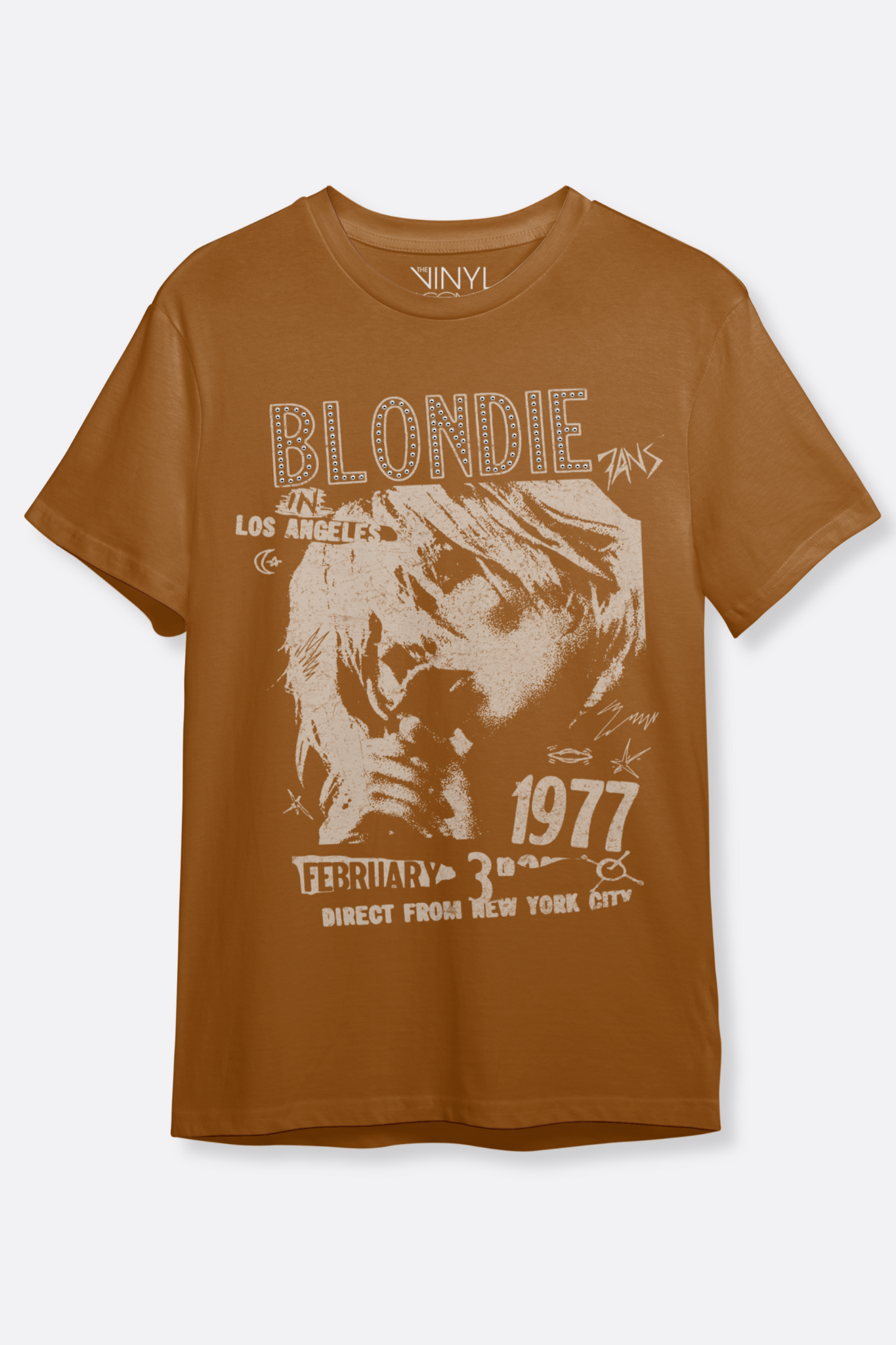 Blondie Studded Brown T-Shirt